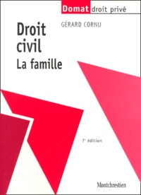 Gérard Cornu - Droit Civil. La Famille, 7eme Edition.