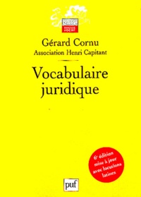 TÉLÉCHARGER VOCABULAIRE JURIDIQUE CORNU VOCABULAIRE JURIDIQUE CORNU