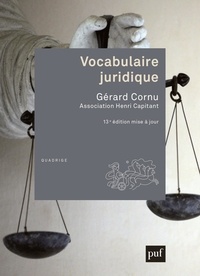 Téléchargez des ebooks pour ipod Vocabulaire juridique par Gérard Cornu ePub in French 9782130817420