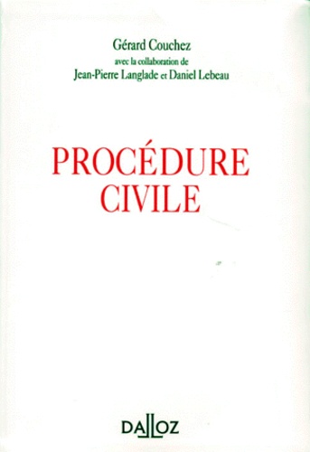 Gérard Couchez - Procédure civile.