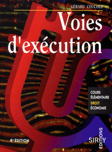 VOIES D'EXECUTION de Gérard Couchez - Livre - Decitre