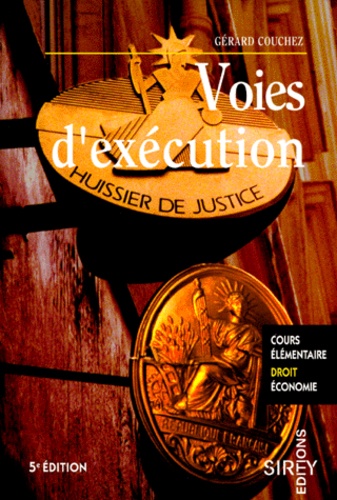 VOIES D'EXECUTION 5e édition