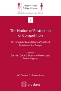 The Notion of Restriction of Competition