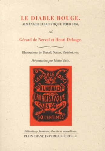 Le diable rouge. Almanach cabalistique pour 1850