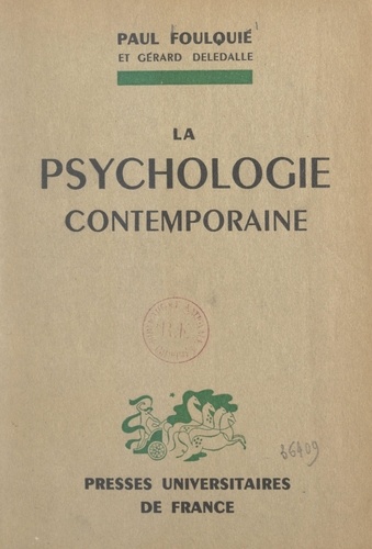 La psychologie contemporaine