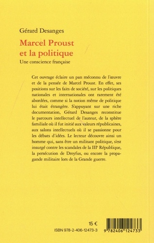 Marcel Proust et la politique. Une conscience française