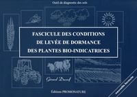 Livres gratuits télécharger le fichier pdf Fascicule des conditions de levée de dormance des plantes bio-indicatrices