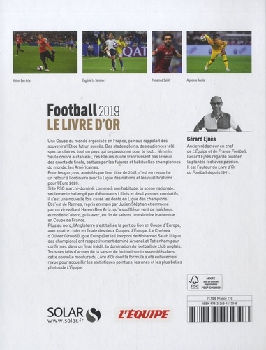 Le Livre d'Or Football  Edition 2019 - Occasion