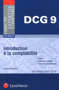 Gérard Enselme - Introduction à la comptabilité DCG 9.