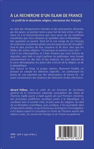 A la recherche d'un islam de France. Tome 1, Le profil de la deuxième religion, méconnue des Français