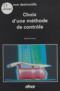 Gérard Forest - Choix d'une méthode de contrôle.