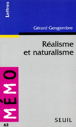 Gérard Gengembre - Réalisme et naturalisme.