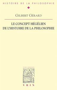 Le concept hégélien de l'histoire de la philosophie