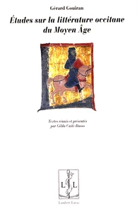 Etudes sur la littérature occitane du Moyen Age