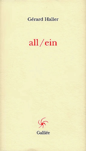 Gérard Haller - All/Ein.