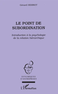 Le point de Subordination