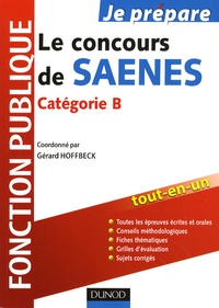 Gérard Hoffbeck - Le concours de SAENES - Catégorie B, Fonction publique.