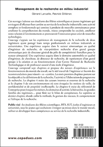 Management de la recherche en milieu industriel