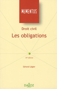 Gérard Légier - Les obligations - Droit civil.