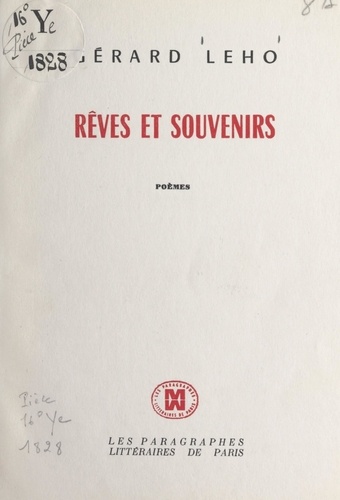 Rêves et souvenirs