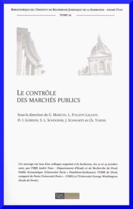 Gérard Marcou - Le contrôle des marchés publics.