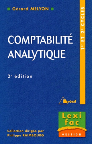 Gérard Melyon - Comptabilité analytique.