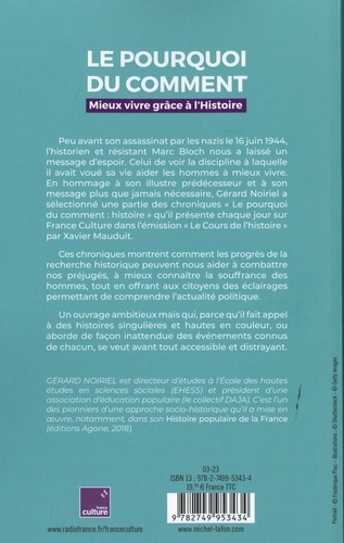 Le pourquoi du comment. Mieux vivre grâce à l'Histoire