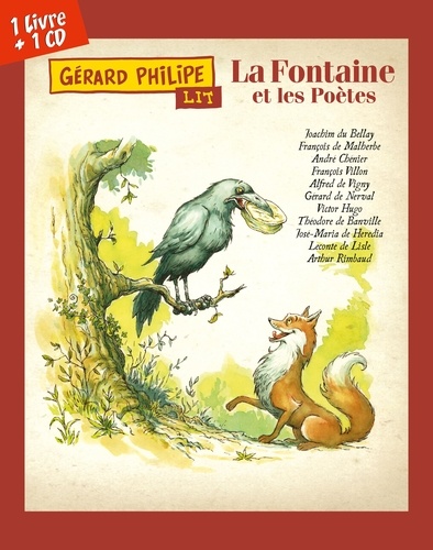 Gérard Philipe lit La Fontaine et les poètes  avec 1 CD audio