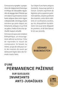 D'une permanence païenne, sur quelques invariants anti-judaïques