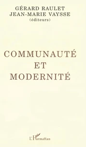 Communaute Et Modernite