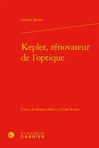 Kepler, rénovateur de l'optique