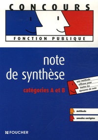 Gérard Terrien et Rémi Leurion - Note de synthèse - Catégories A et B.