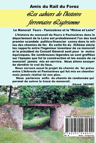 Le Monorail Feurs - Panissières. Et la ligne Panissières - L'Arbresle