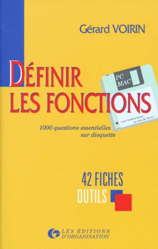 Gérard Voirin - Definir Les Fonctions. 42 Fiches-Outils, 2eme Edition 1997, Avec Disquette.