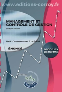 Management et contrôle de gestion UE 3 du DSCG