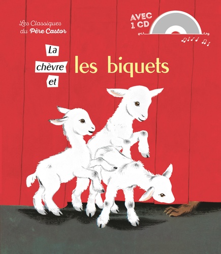  Gerda et Henri Gougaud - La chèvre et les biquets. 1 CD audio