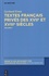 Textes français privés des XVIIe et XVIIIe siècles. Pack en 2 volumes