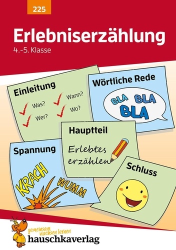 Gerhard Widmann - Deutsch 225 : Erlebniserzählung. Aufsatz 4./5. Klasse.