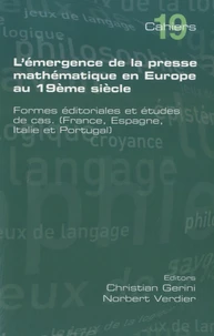 L'émergence de la presse mathématique en Europe au 19ème siècle