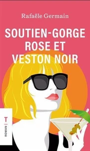 Soutien-gorge rose et veston noir