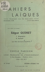 Germaine Bourdin - Edgar Quinet.