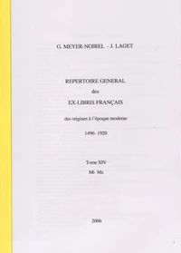 Répertoire général des ex-libris français, des origines à l'époque moderne (1496-1920)
