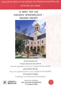 Le droit face aux violences intrafamiliales : regards croisés