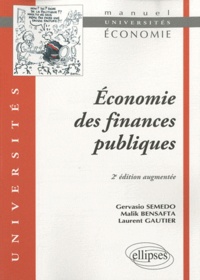 Gervasio Semedo et Malik Bensafta - Economie des finances publiques.