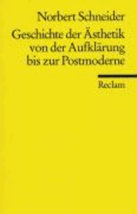 Geschichte der Ästhetik von der Aufklärung bis zur Postmoderne - Eine paradigmatische Einführung.