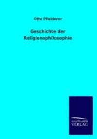 Geschichte der Religionsphilosophie.