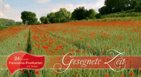 Gesegnete Zeit - Panorama-Postkarten-Buch.