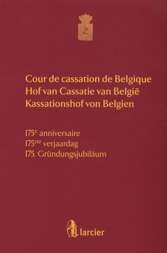 Ghislain Londers - Cour de cassation de Belgique - 175e anniversaire.