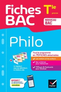 Fiches bac - Philo Tle - Bac 2026
