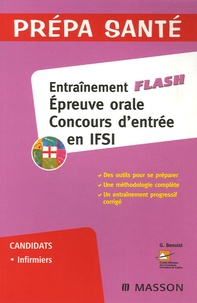 Ghyslaine Benoist - Entraînement Flash - Epreuve orale concours d'entrée en IFSI.